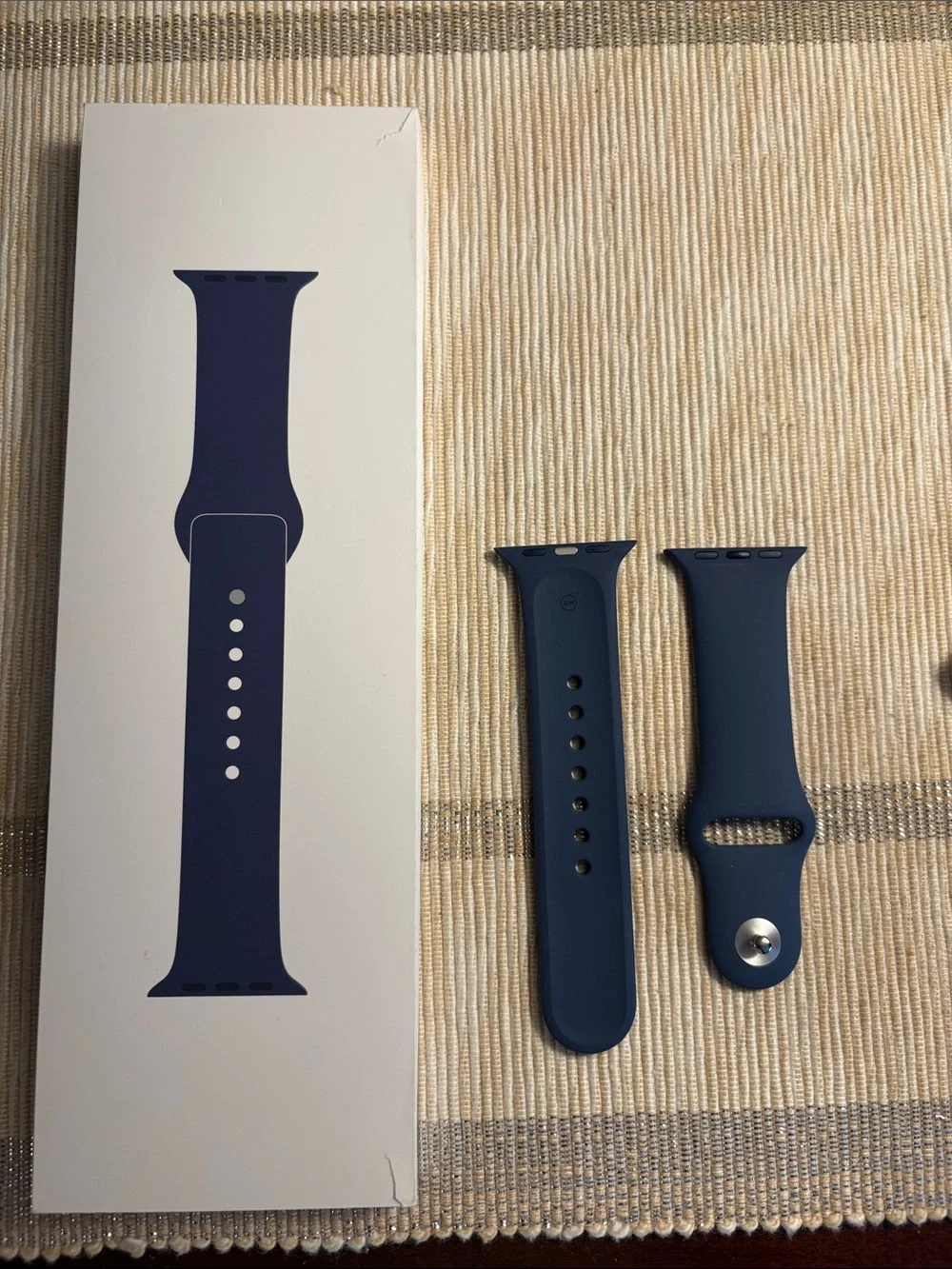 Apple Silicone Watch Band - Deep Navy Blue Replacement Strap